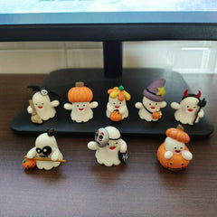 8pcs Halloween Small Ornaments Decorations Holiday Party Small Dolls Toys