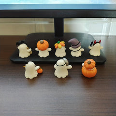 8pcs Halloween Small Ornaments Decorations Holiday Party Small Dolls Toys
