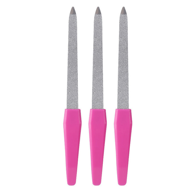 3pcs Double Sided Nail File for Smooth Nails