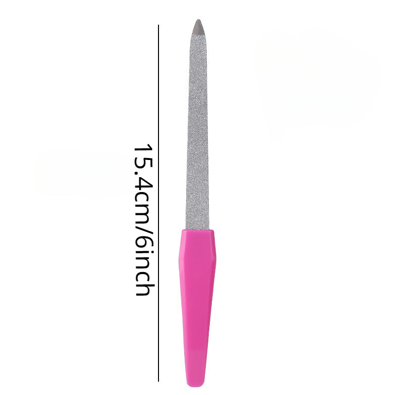 3pcs Double Sided Nail File for Smooth Nails