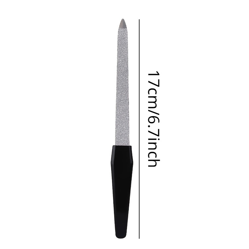 3pcs Double Sided Nail File for Smooth Nails