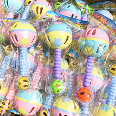 Kids Plastic Macaron Drummer Ringing Bell