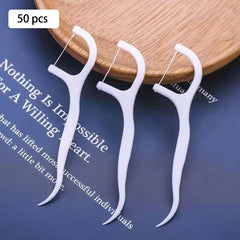 Portable Disposable Dental Floss Picks for Complete Clean