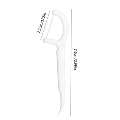Portable Disposable Dental Floss Picks for Complete Clean