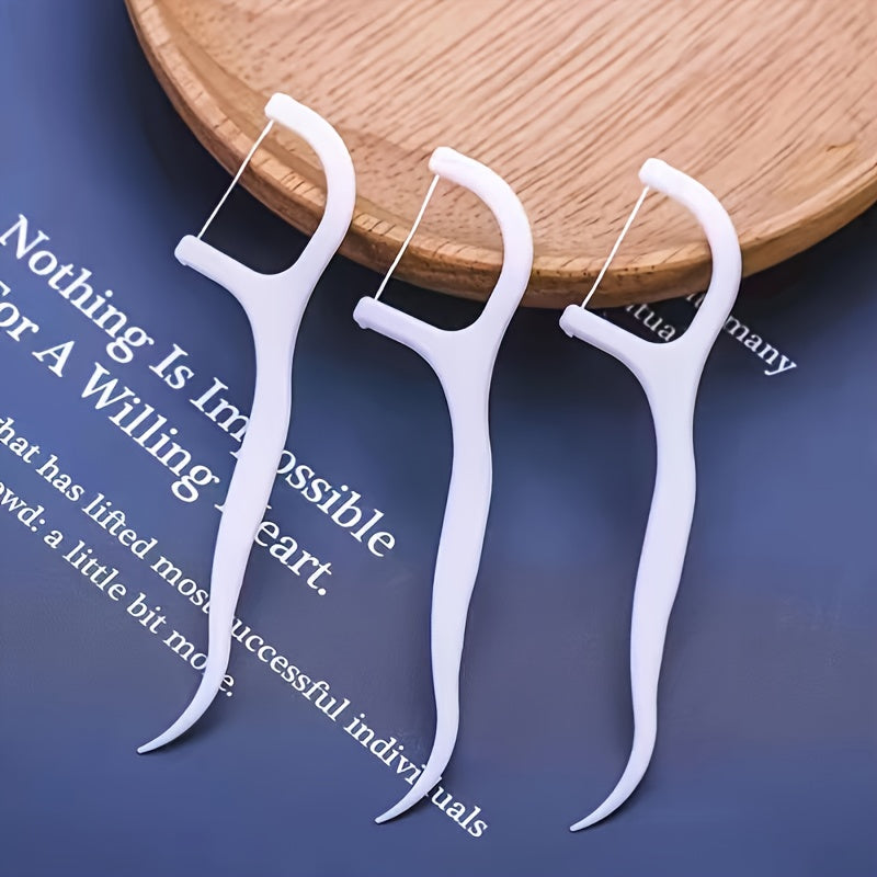 Portable Disposable Dental Floss Picks for Complete Clean