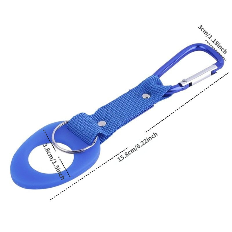 Aluminum Carabiner Water Bottle Holder for Camping