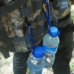 Aluminum Carabiner Water Bottle Holder for Camping