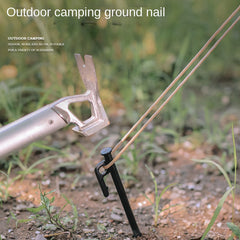 4pcs Tent Ground Nail Durable Tent Stakes Windproof Beach Camp Nail