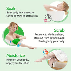 Exfoliating Bath Gloves Remove Dead Skin Reusable Towel