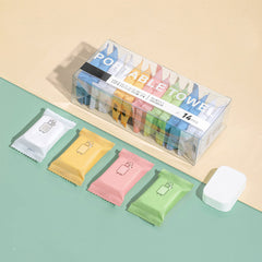 14pcs Compressed Cleansing Towel for Travel & Camping