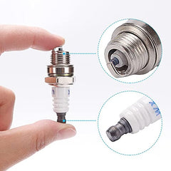 17pcs Fuel Pipes Set for Chainsaw with Primer Bulb, Gasket, Candle Brusher