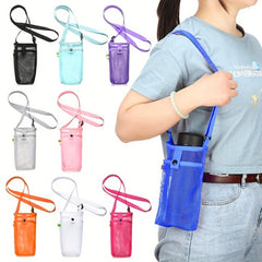 Portable Water Cup Bag with Adjustable Straps for Outdoor Sports
