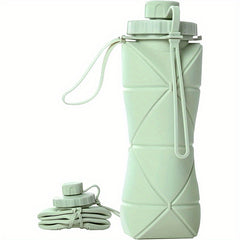 Collapsible Silicone Water Bottle Leakproof Reusable Water Cup