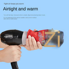 Winter Kids Skiing Gloves Windproof Coldproof Cartoon Warm Keeping