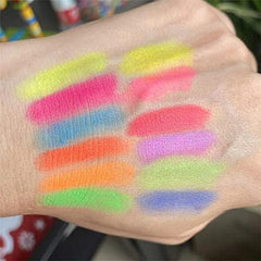 12 Pack Glow In The Dark Paint Face & Body Crayons