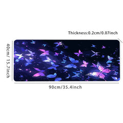 Butterfly Large Gaming Mousepad Desk Mat