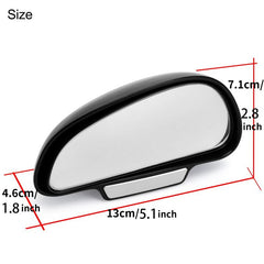 Car Blind Spot Mirror 360 Rotation Wide Angle Convex