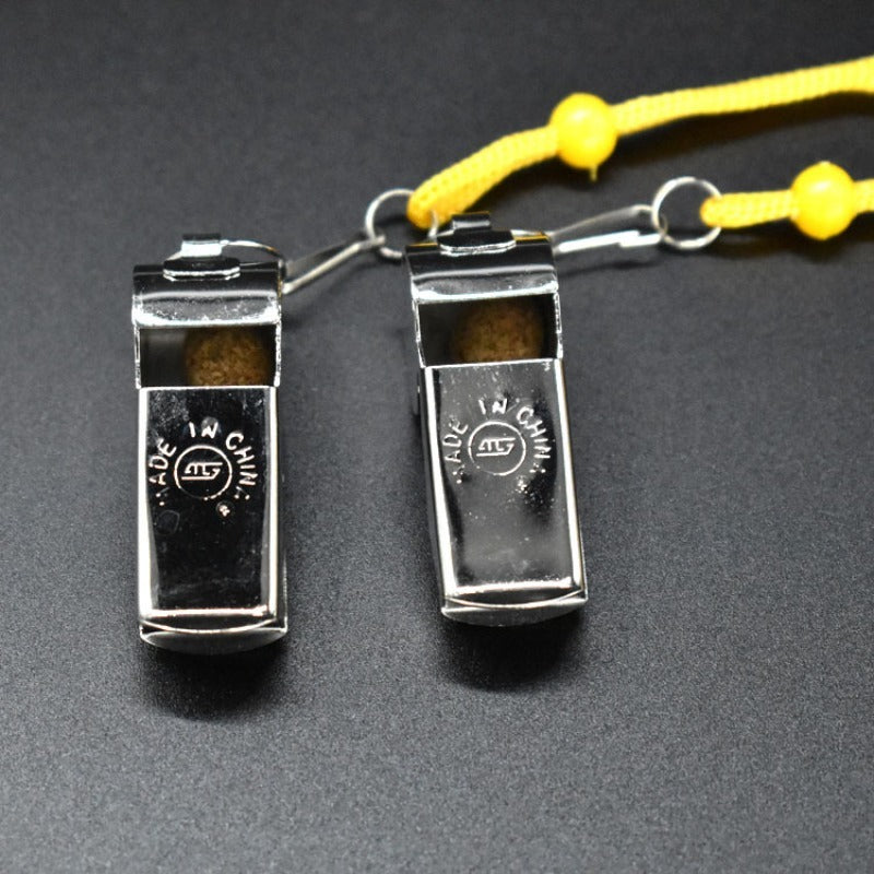 Stainless Steel 201 Metal Whistle - Traffic Police Outdoor Treble Whistle
