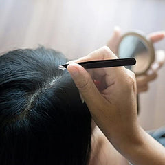Stainless Steel Eyebrow Tweezers Face Hair Removal Clips