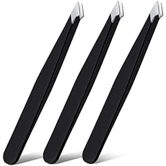 Stainless Steel Eyebrow Tweezers Face Hair Removal Clips