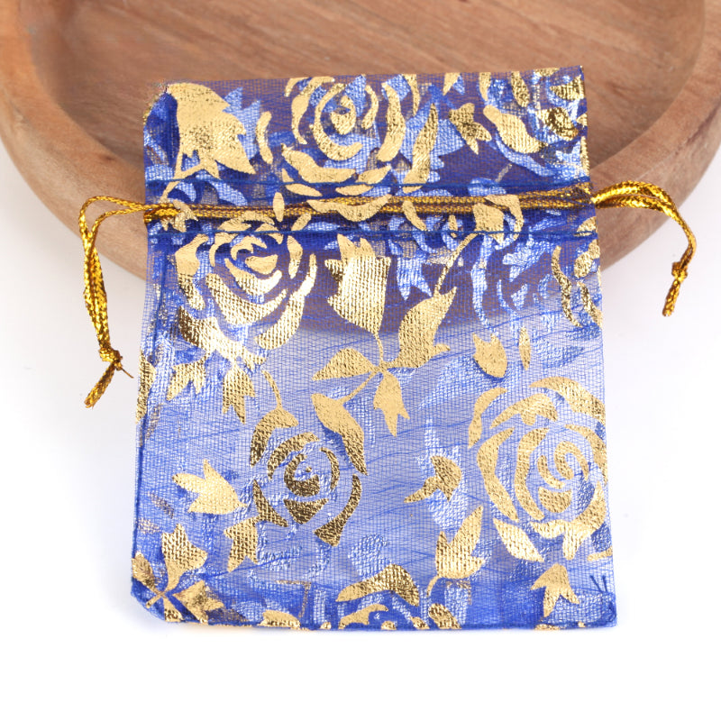 100pcs 7x9cm Organza Bags Jewelry Candy Wedding Party Gift Bags