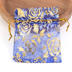 100pcs 7x9cm Organza Bags Jewelry Candy Wedding Party Gift Bags