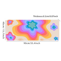 Colored Star Mouse Pad Long Non slip Waterproof Mouse Pad
