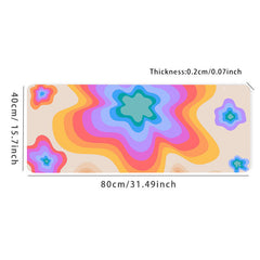 Colored Star Mouse Pad Long Non slip Waterproof Mouse Pad