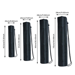 2pcs Yoga Mat Storage Bag Foldable Drawstring Carry Bag With Strap