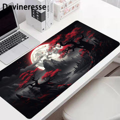 Dark Red Moon Desk Mat Large Gaming Mouse Pad Non Slip Computer Mat Gift