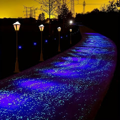 3000pcs Luminous Stone Glow In The Dark Aquarium Decorative Sand Gravel Rock