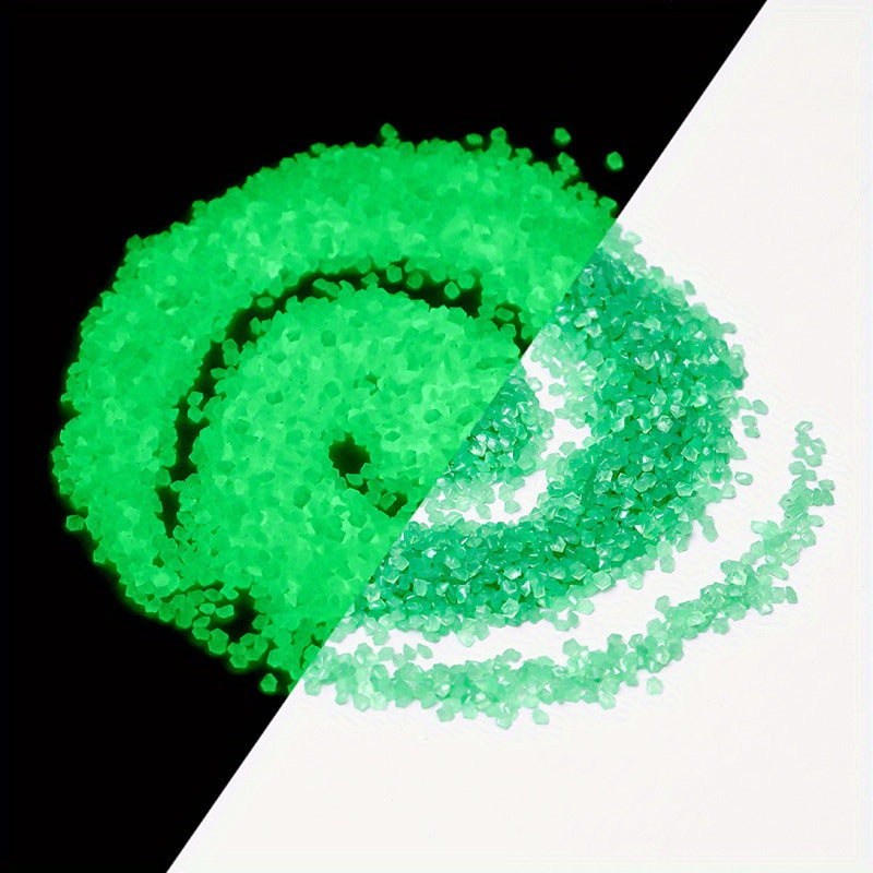 3000pcs Luminous Stone Glow In The Dark Aquarium Decorative Sand Gravel Rock