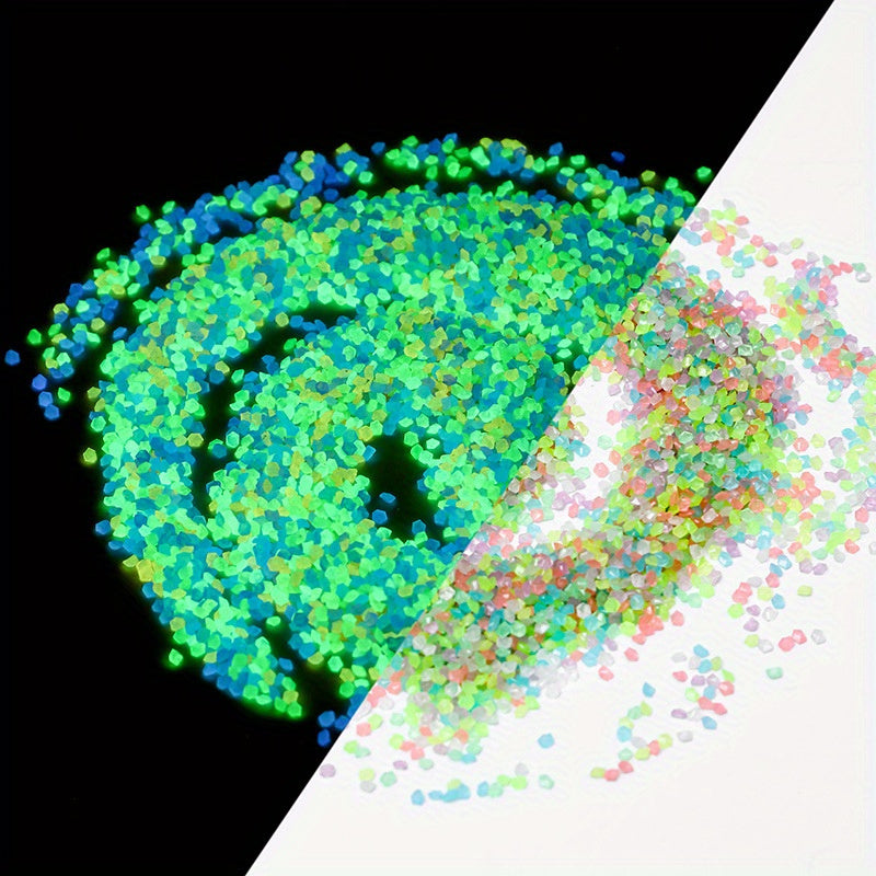 3000pcs Luminous Stone Glow In The Dark Aquarium Decorative Sand Gravel Rock