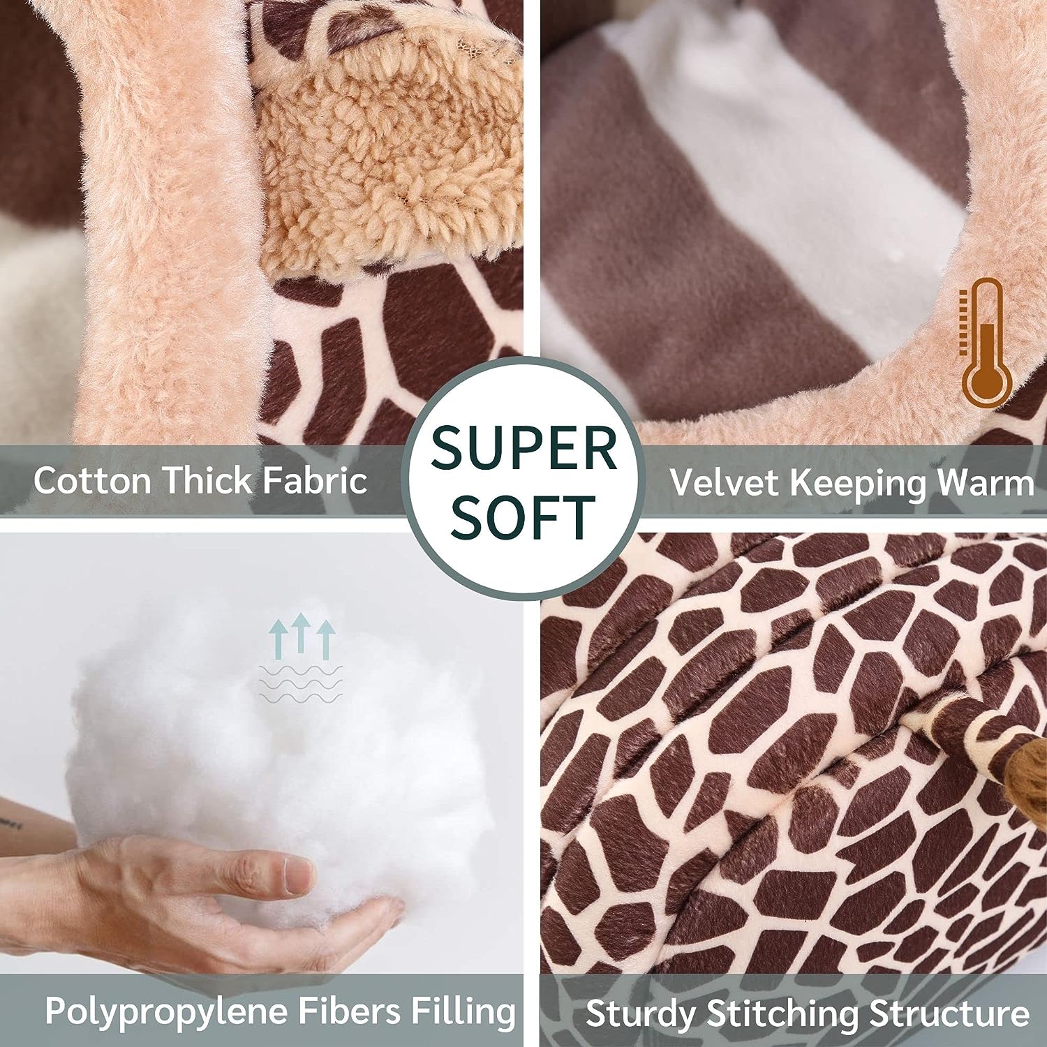 Warm Big Hamster Nest Bed Cube House Habitat Lightweight Durable Portable Mat