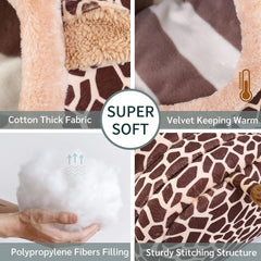 Warm Big Hamster Nest Bed Cube House Habitat Lightweight Durable Portable Mat