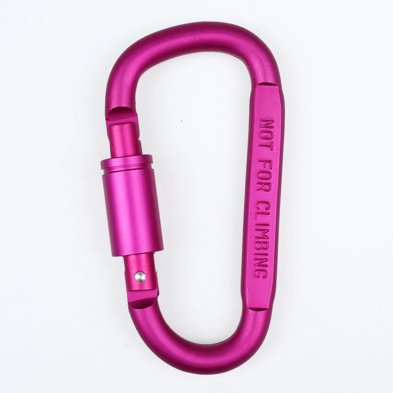 MAIDEZHI D Carabiner Aluminum Spring Hook Backpack Hanging Buckle