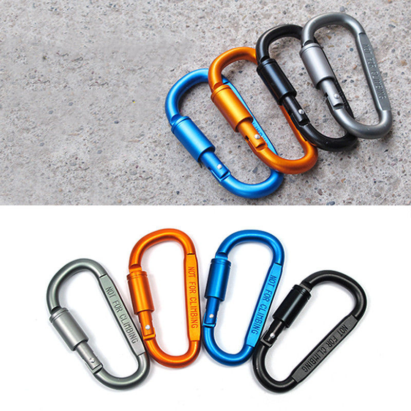 MAIDEZHI D Carabiner Aluminum Spring Hook Backpack Hanging Buckle