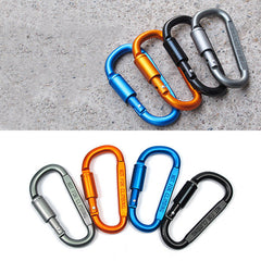MAIDEZHI D Carabiner Aluminum Spring Hook Backpack Hanging Buckle