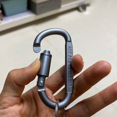 MAIDEZHI D Carabiner Aluminum Spring Hook Backpack Hanging Buckle