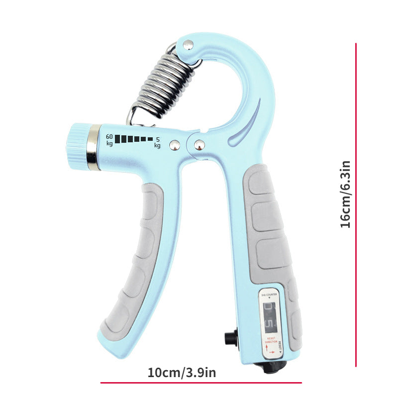 Adjustable Mechanical Counting Grip Strengthener for Hand Strength
