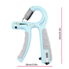 Adjustable Mechanical Counting Grip Strengthener for Hand Strength