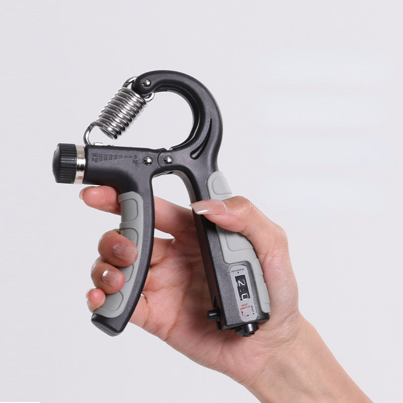 Adjustable Mechanical Counting Grip Strengthener for Hand Strength