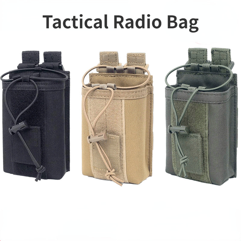 Outdoor Radio Bag Interphone Protection Bag MOLLE Waistpack