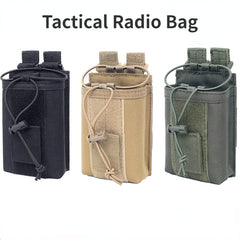 Outdoor Radio Bag Interphone Protection Bag MOLLE Waistpack