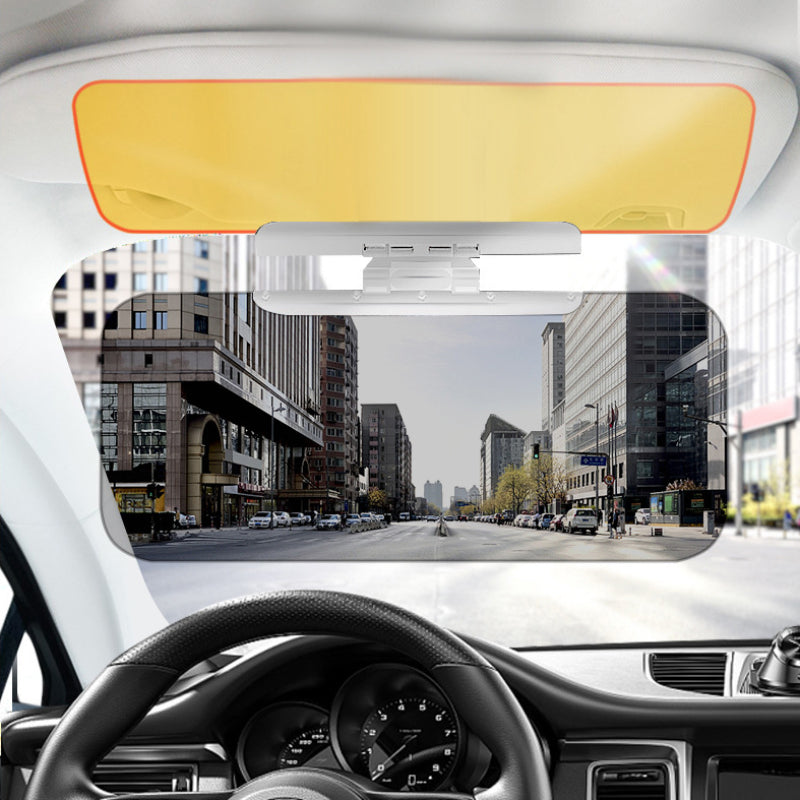 2 in 1 Car Sun Visor Night Anti Glare UV Blocking Sunscreen Non Glare Goggles