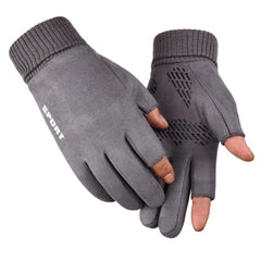 Plush Warm Gloves Unisex Touch Screen Windproof Winter Mitten