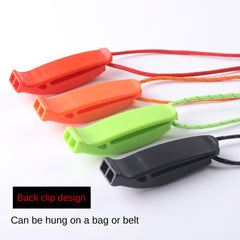 First Aid Survival Whistle Dual Frequency Outdoor Camping Hiking Emergency