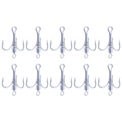 5Pcs Fishing Treble Hook High Carbon Steel Vibration Sequin Hook
