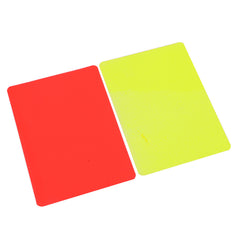 PVC Soccer Referee Red Yellow Cards Football Match Training Referee Tool