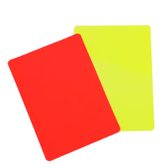PVC Soccer Referee Red Yellow Cards Football Match Training Referee Tool